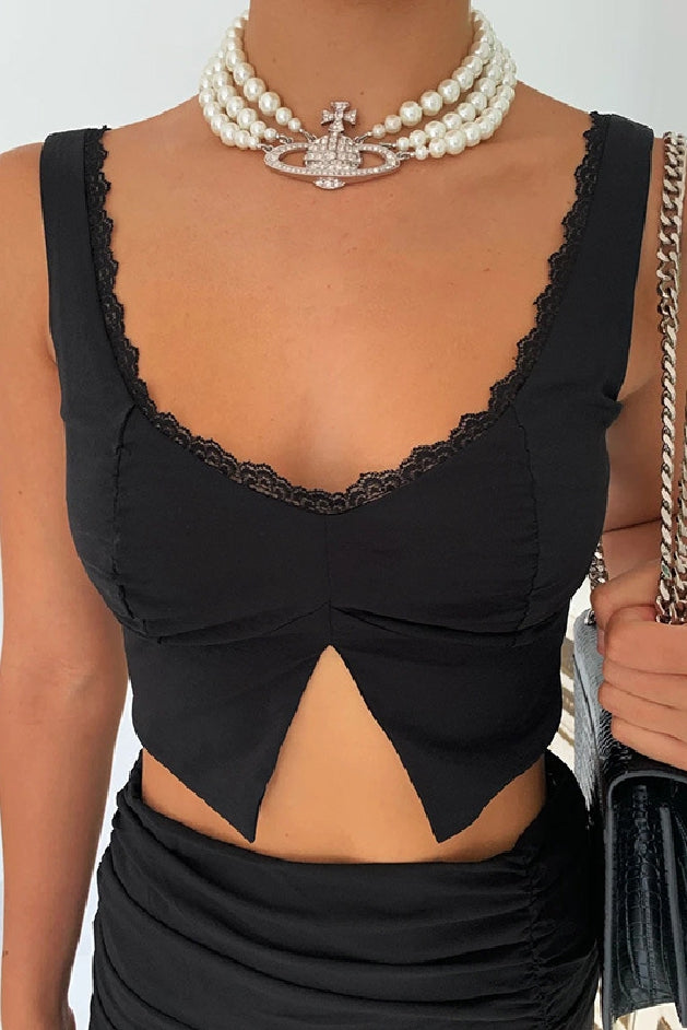 Emery Top Black