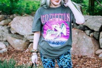 Led Zepplin Tee Grey