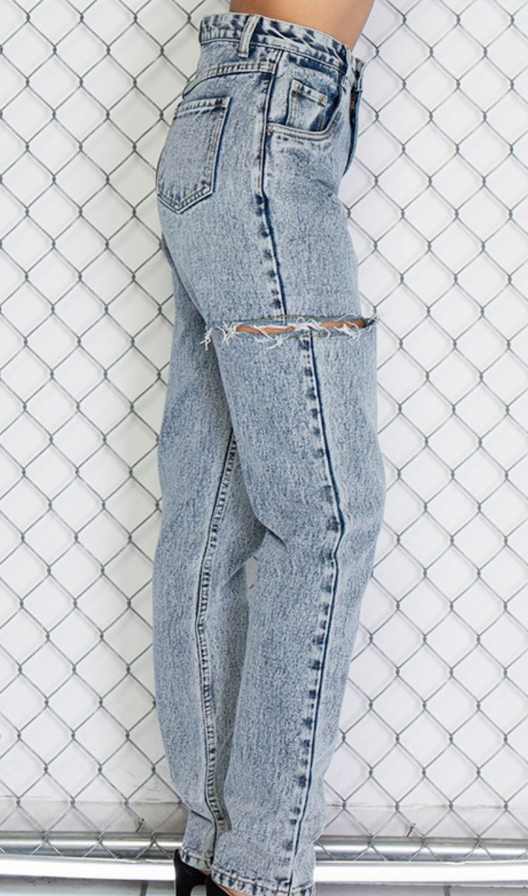 Tessa High Rise Mom Jeans