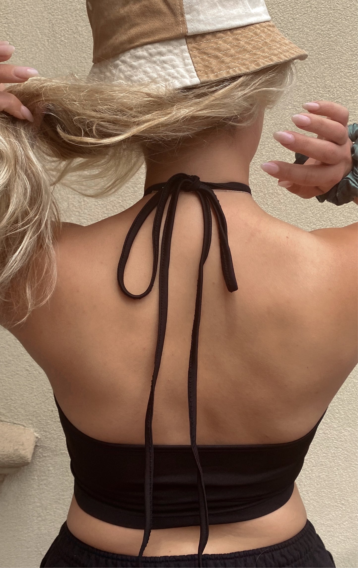 Zoe Crisscross Halter Top