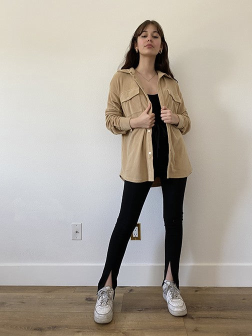 Lenox Fleece Shirt Top