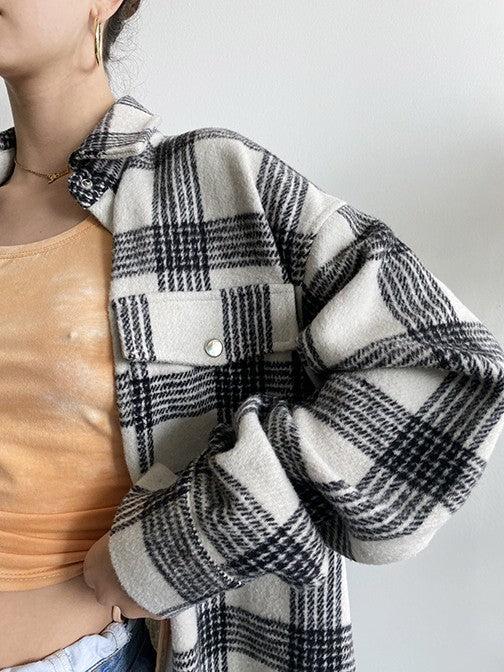 Reina Plaid Shacket