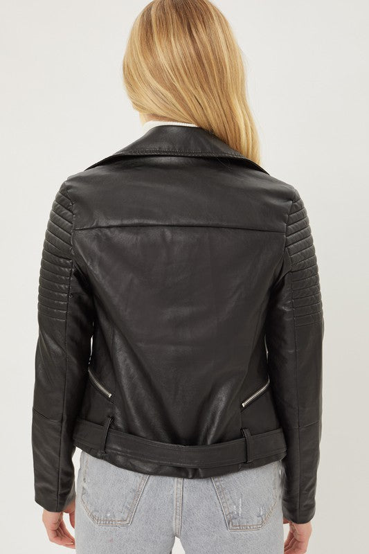Heather Moto Jacket