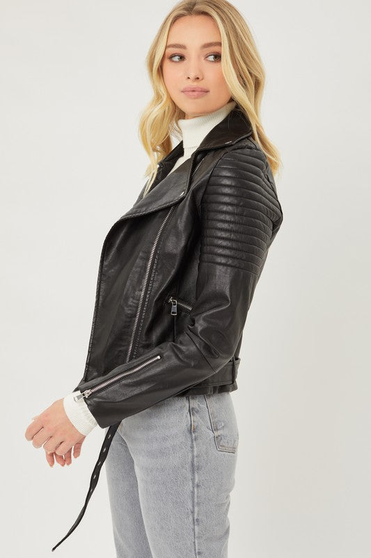Heather Moto Jacket