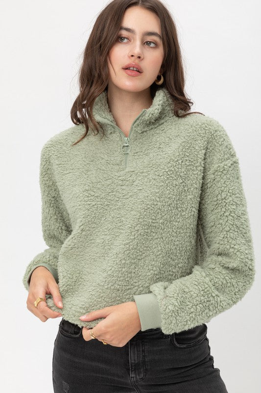 Jaden Sherpa Pullover