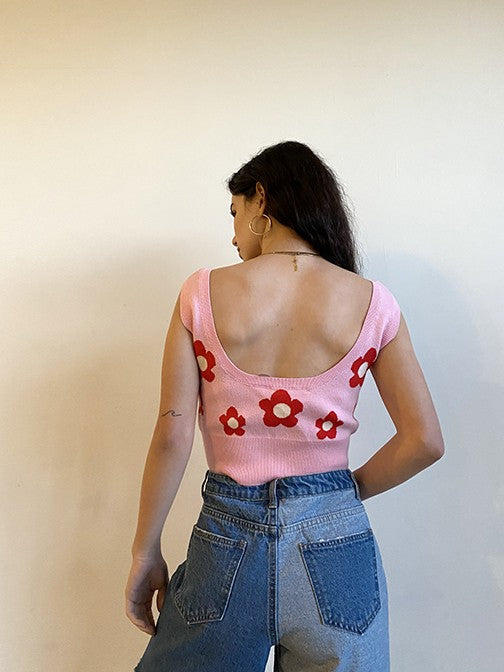 Amy Sweater Top Pink