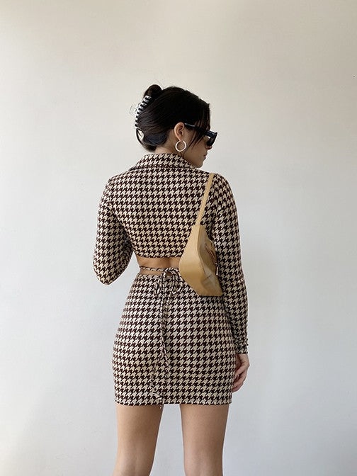 Belle Dress Brown