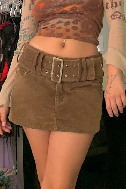 Penny Corduroy Mini Skirt