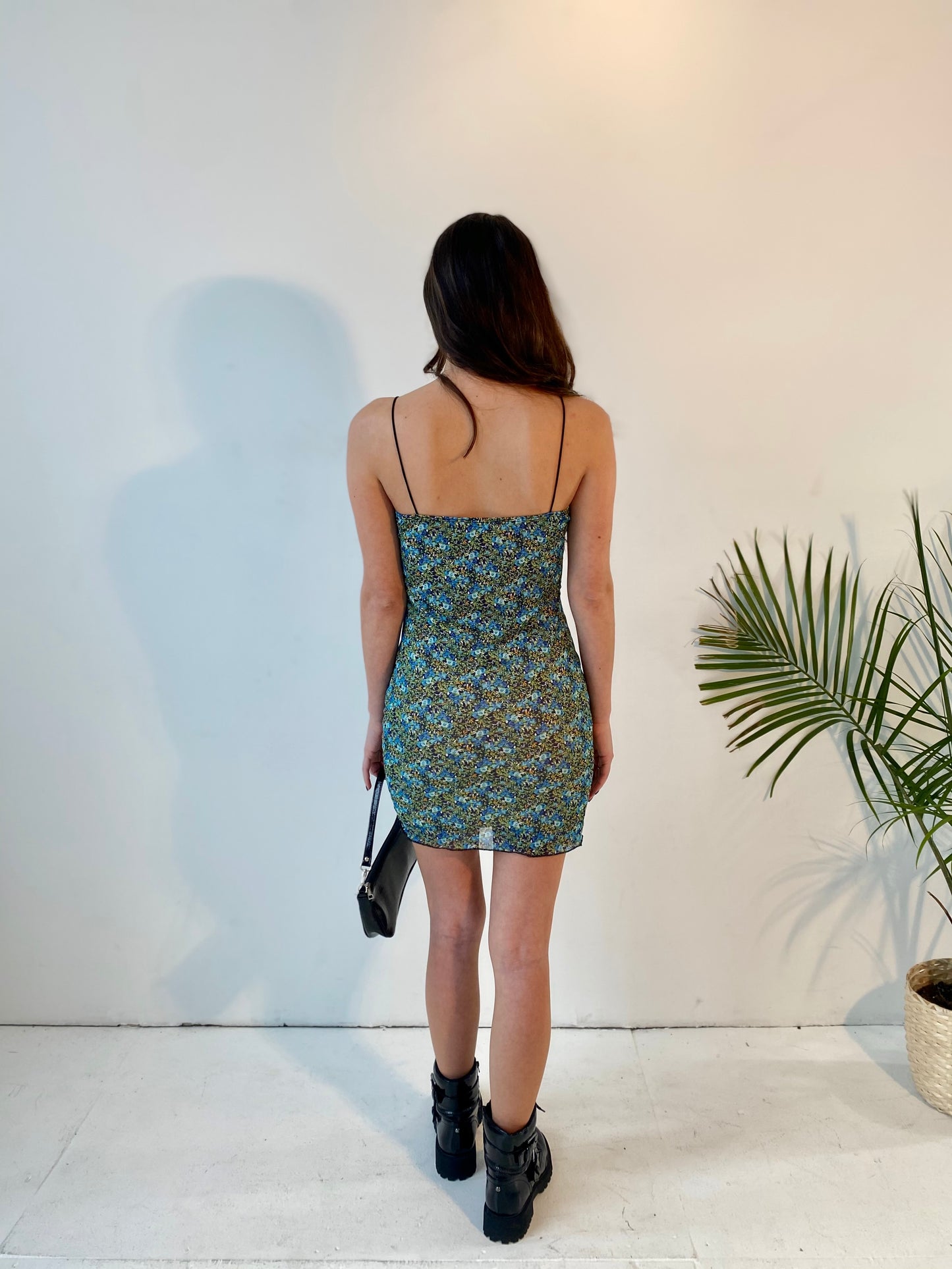 Jenna Multi Print Mini Dress