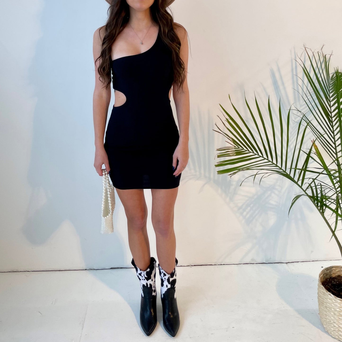 Kai Cut Out Mini Dress Black