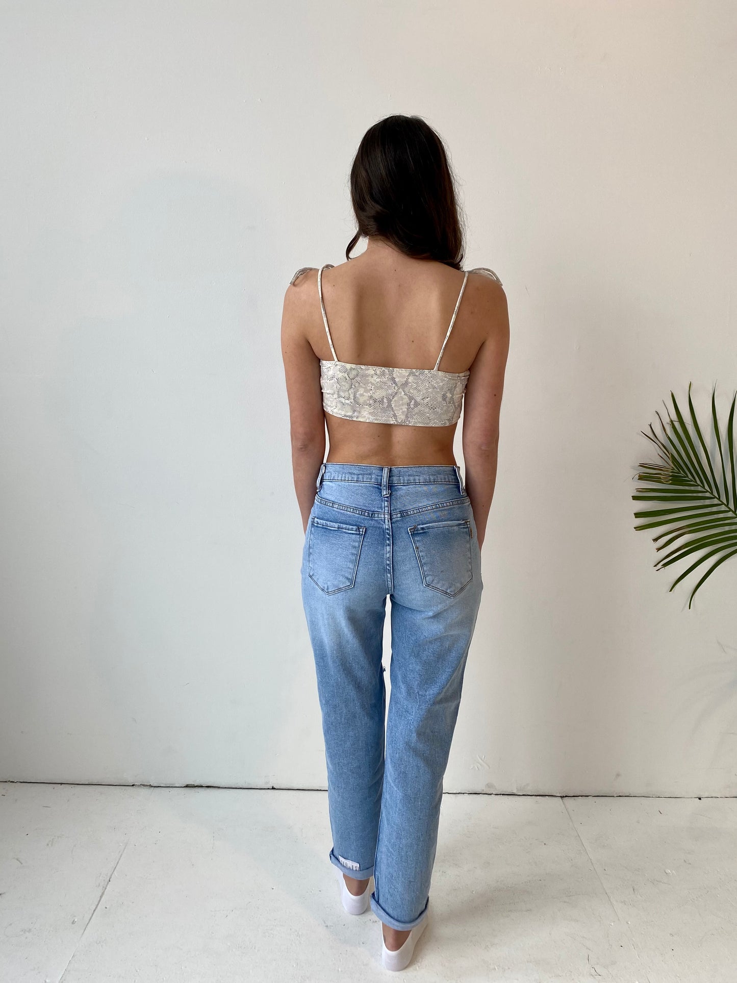 Jordyn Boyfriend Jeans Light Stone