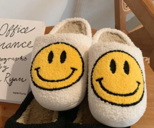 Smiley Slippers Cream