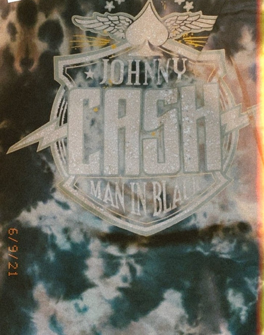 Johnny Cash Vintage Tee Tie Dyed